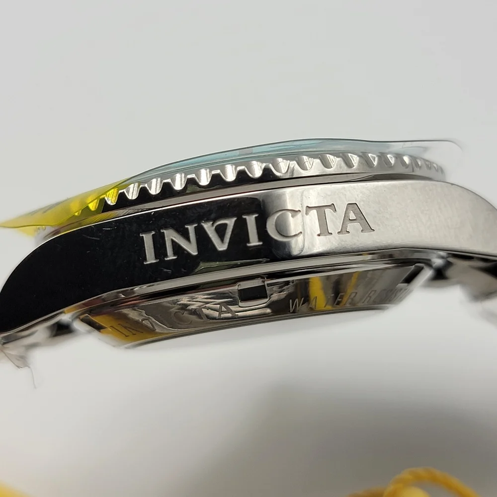 NWT 49910 Invicta Pro Diver Forge Stainless Automatic Mens Watch 40mm Aqua RARE